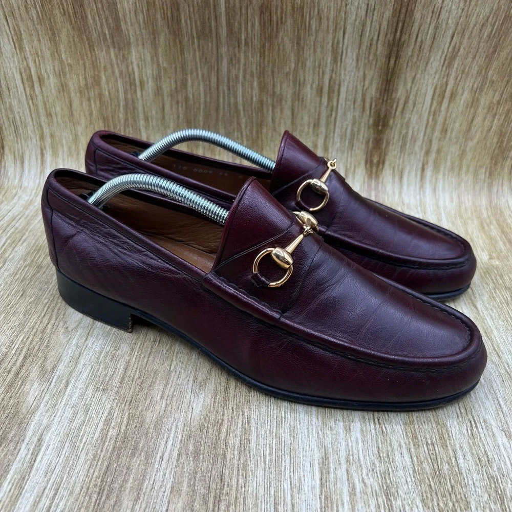 burgundy and gold dress shoes Amazon.com | MHB Men's Luxury Velvet Loafer Metallic Suede Dress Shoes Fashionabe Smoking Slipper Burgundy Size 7.5